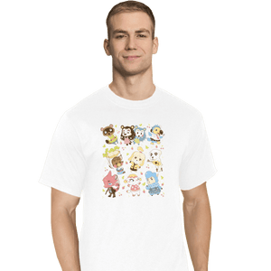 Shirts T-Shirts, Tall / Large / White Cute Bunch