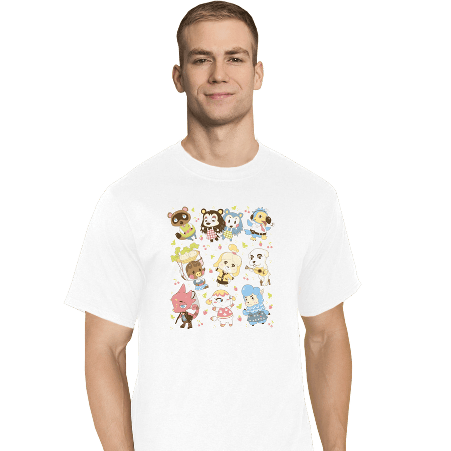 Shirts T-Shirts, Tall / Large / White Cute Bunch