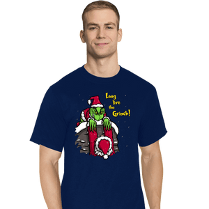 Daily_Deal_Shirts T-Shirts, Tall / Large / Navy Long Live The Grinch