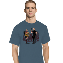 Load image into Gallery viewer, Daily_Deal_Shirts T-Shirts, Tall / Large / Indigo Blue Leon
