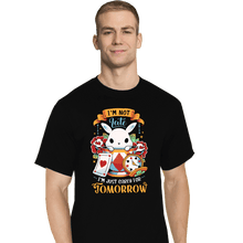Load image into Gallery viewer, Daily_Deal_Shirts T-Shirts, Tall / Large / Black Wondrous Rabbit
