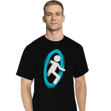 Load image into Gallery viewer, Shirts T-Shirts, Tall / Large / Black Portal A
