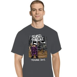 Secret_Shirts T-Shirts, Tall / Large / Charcoal Sensei Threat