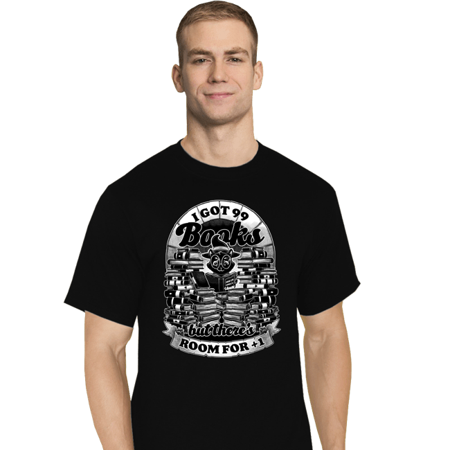Secret_Shirts T-Shirts, Tall / Large / Black Cat, Witch, Books.