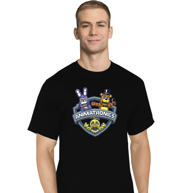 Shirts T-Shirts, Tall / Large / Black Animatronics Maniacs