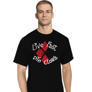 Secret_Shirts T-Shirts, Tall / Large / Black Die Clown
