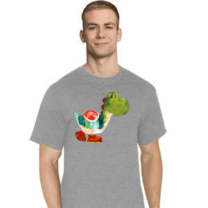 Shirts T-Shirts, Tall / Large / Sports Grey The Very Hungry Dinosaur