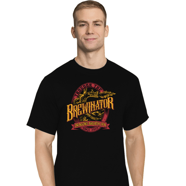 Secret_Shirts T-Shirts, Tall / Large / Black The Brewinator
