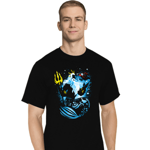 Shirts T-Shirts, Tall / Large / Black The King Triton