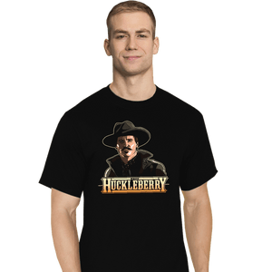 Daily_Deal_Shirts T-Shirts, Tall / Large / Black I'm Your Huckleberry