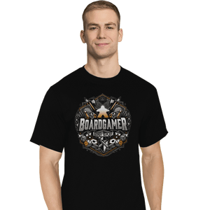 Shirts T-Shirts, Tall / Large / Black Boardgamer