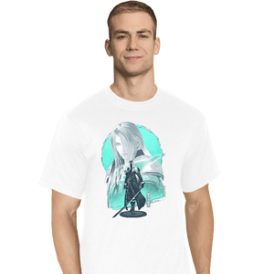 Daily_Deal_Shirts T-Shirts, Tall / Large / White Silver-Haired SOLDIER
