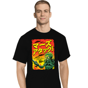 Shirts T-Shirts, Tall / Large / Black Mars Attacks