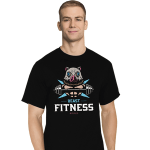 Daily_Deal_Shirts T-Shirts, Tall / Large / Black Beast Fitness