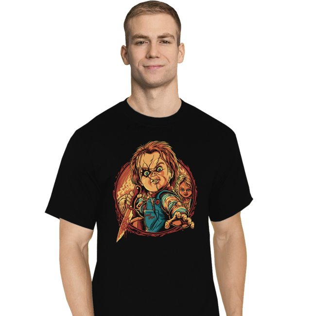 Daily_Deal_Shirts T-Shirts, Tall / Large / Black The Doll Slasher