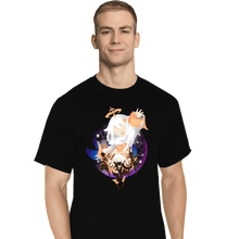 Load image into Gallery viewer, Shirts T-Shirts, Tall / Large / Black Cute Companion Paimon
