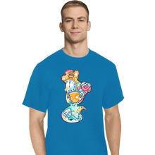 Load image into Gallery viewer, Shirts T-Shirts, Tall / Large / Royal Blue Magical Silhouettes - Cheshire Cat
