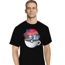 Load image into Gallery viewer, Shirts T-Shirts, Tall / Large / Black Cup Of Water
