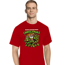 Load image into Gallery viewer, Daily_Deal_Shirts T-Shirts, Tall / Large / Red Christmas Ninjas
