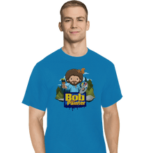 Load image into Gallery viewer, Shirts T-Shirts, Tall / Large / Royal blue Bob The Painter
