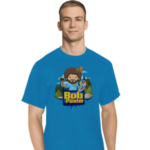 Shirts T-Shirts, Tall / Large / Royal blue Bob The Painter