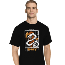 Load image into Gallery viewer, Shirts T-Shirts, Tall / Large / Black Sin of Envy Serpent
