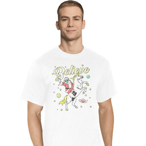 Shirts T-Shirts, Tall / Large / White Believe