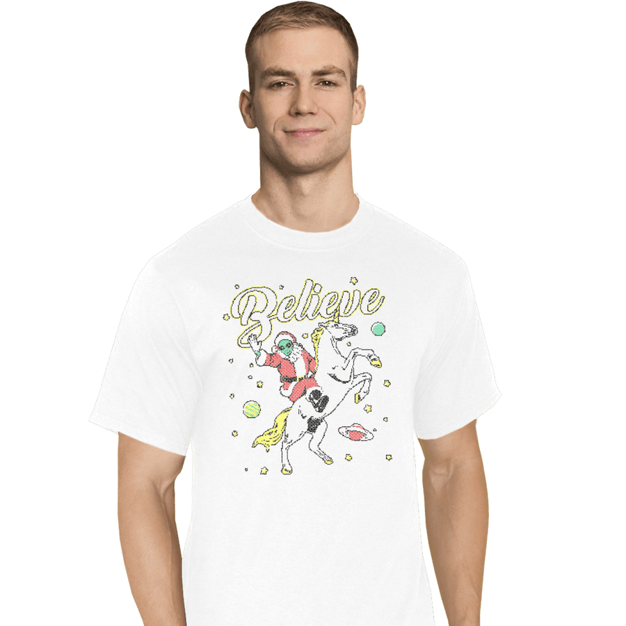 Shirts T-Shirts, Tall / Large / White Believe