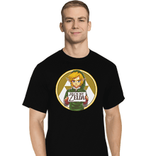 Load image into Gallery viewer, Shirts T-Shirts, Tall / Large / Black Dude, I&#39;m Not Zelda
