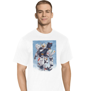 Shirts T-Shirts, Tall / Large / White Nu Watercolor