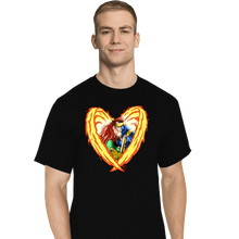 Load image into Gallery viewer, Daily_Deal_Shirts T-Shirts, Tall / Large / Black Burning Love
