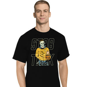 Secret_Shirts T-Shirts, Tall / Large / Black Stab Trek