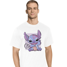 Load image into Gallery viewer, Shirts T-Shirts, Tall / Large / White Maneki Stitch
