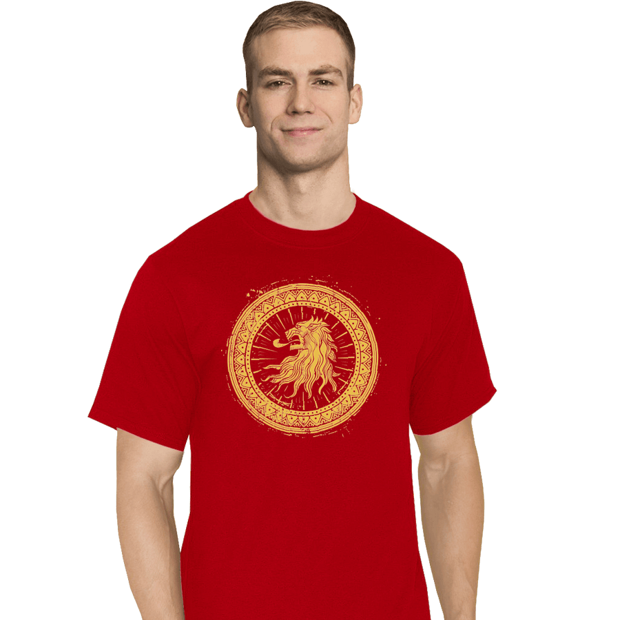 Shirts T-Shirts, Tall / Large / Red Seal Of Lions