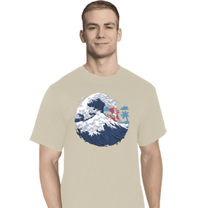 Shirts T-Shirts, Tall / Large / White Funky Wave