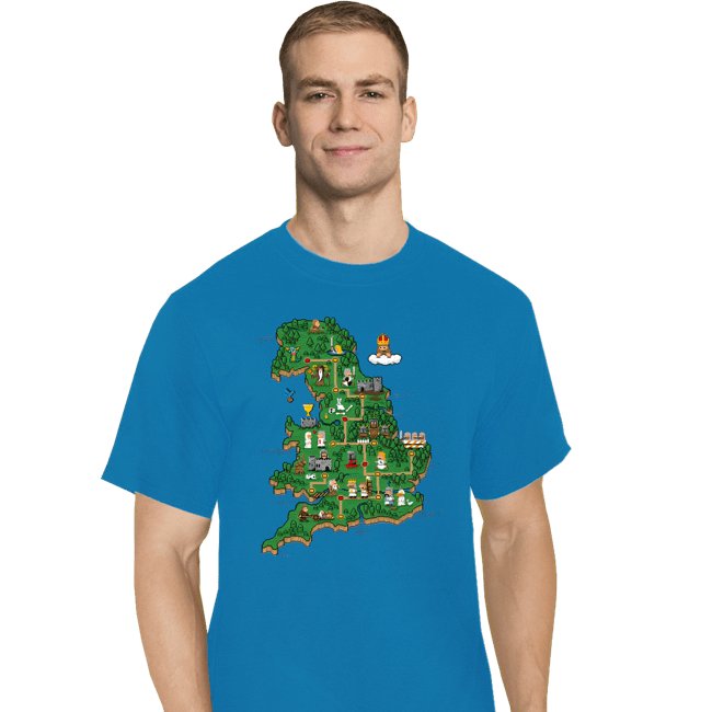 Daily_Deal_Shirts T-Shirts, Tall / Large / Royal Blue Super Monty World