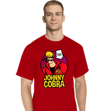 Load image into Gallery viewer, Shirts T-Shirts, Tall / Large / Red Johnny Cobra

