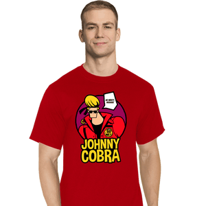 Shirts T-Shirts, Tall / Large / Red Johnny Cobra