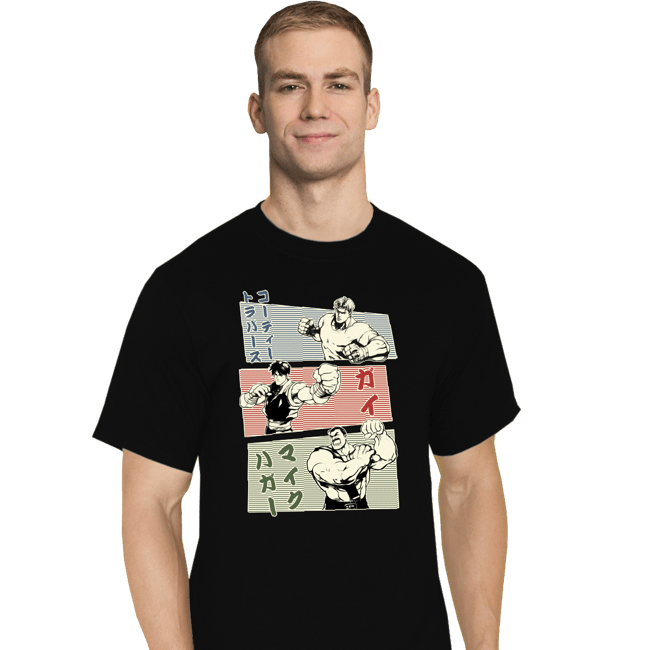 Secret_Shirts T-Shirts, Tall / Large / Black Final Fight