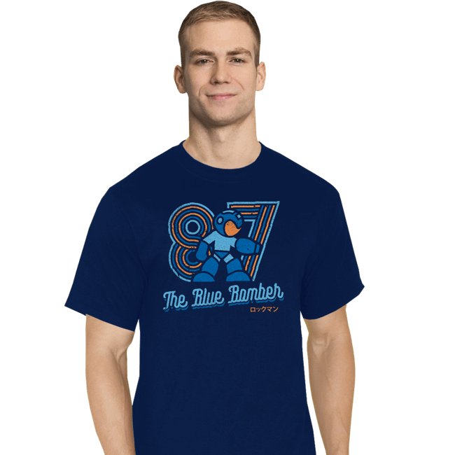 Shirts T-Shirts, Tall / Large / Navy The Blue Bomber