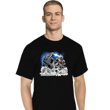 Load image into Gallery viewer, Daily_Deal_Shirts T-Shirts, Tall / Large / Black Godzilla VS Megazord
