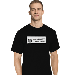 Shirts T-Shirts, Tall / Large / Black Alert Cat