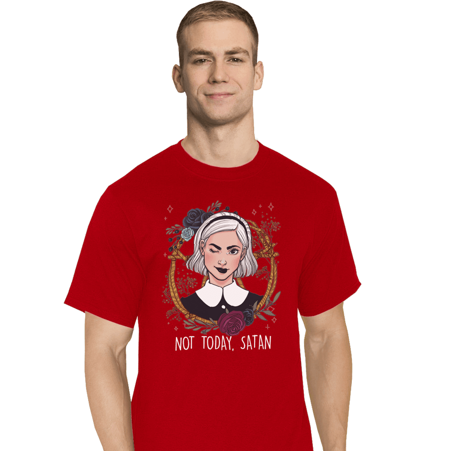 Shirts T-Shirts, Tall / Large / Red Sabrina Not Today