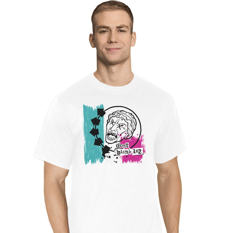 Shirts T-Shirts, Tall / Large / White Don't Blink 182