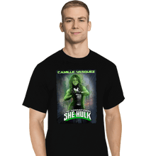 Load image into Gallery viewer, Daily_Deal_Shirts T-Shirts, Tall / Large / Black Camille Hulk
