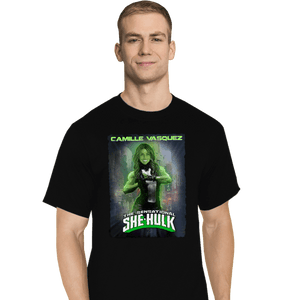 Daily_Deal_Shirts T-Shirts, Tall / Large / Black Camille Hulk