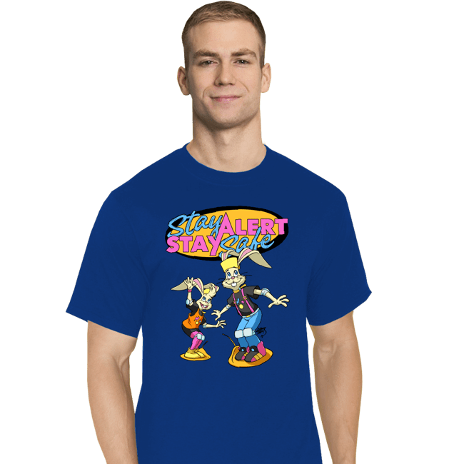 Secret_Shirts T-Shirts, Tall / Large / Royal Blue Stay Safe