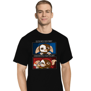 Secret_Shirts T-Shirts, Tall / Large / Black Gizmo Prepared