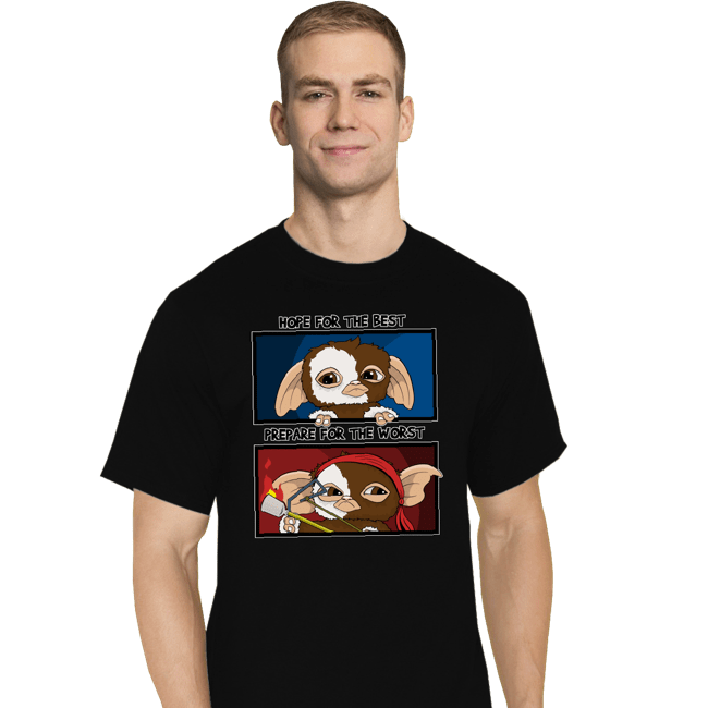 Secret_Shirts T-Shirts, Tall / Large / Black Gizmo Prepared
