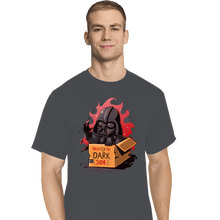 Load image into Gallery viewer, Daily_Deal_Shirts T-Shirts, Tall / Large / Charcoal Adopt The Dark Side
